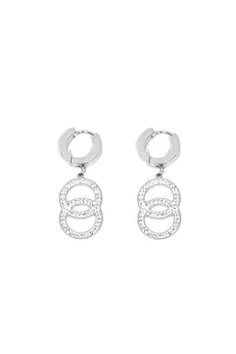 Boucle-d-oreille infini Argent