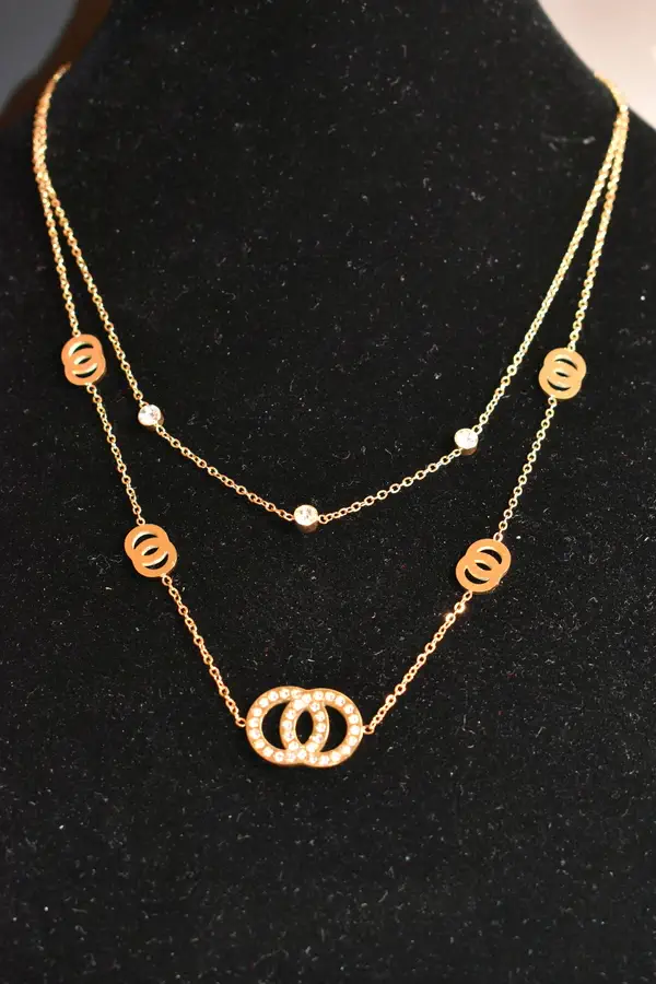 Collier infini Or