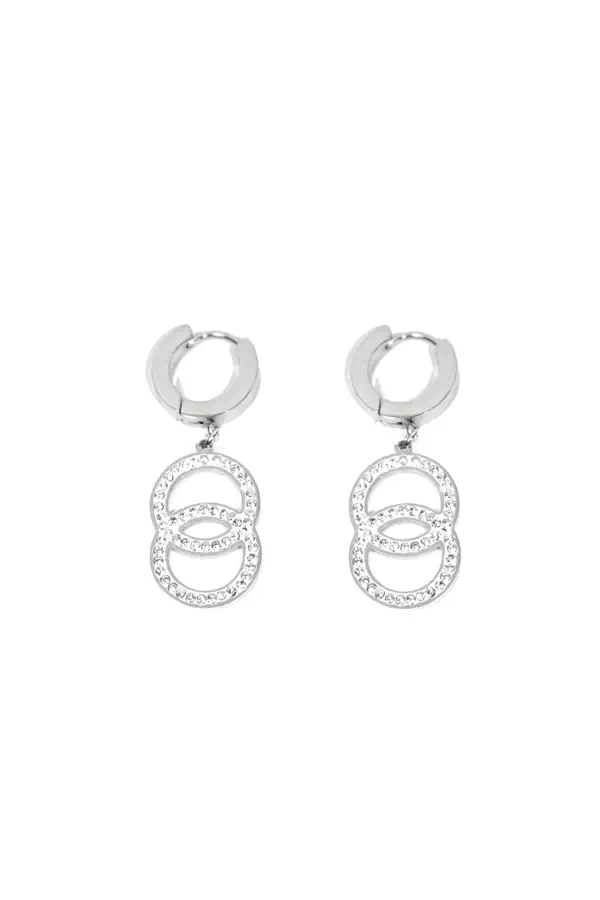 Boucle-d-oreille infini Argent