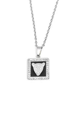 Pendentif félin Argent