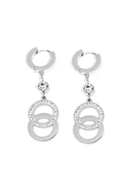 Boucle-d-oreille infini Argent