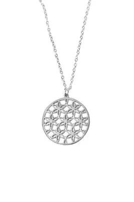 Pendentif damier Argent