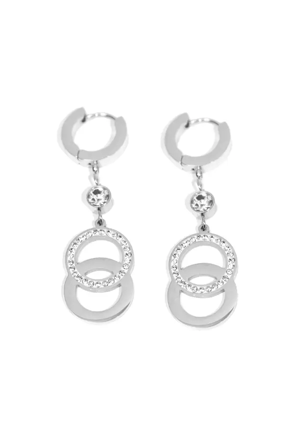 Boucle-d-oreille infini Argent