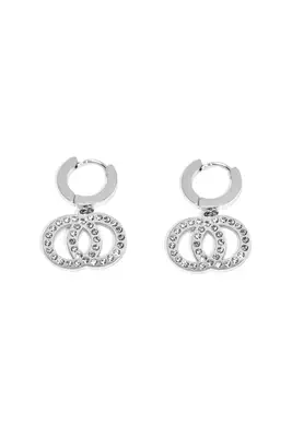 Boucle-d-oreille infini Argent