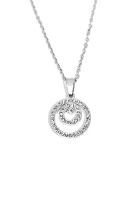 Pendentif cercle Argent