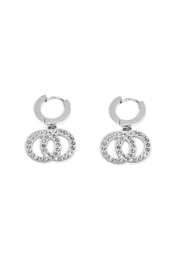 Boucle-d-oreille infini Argent