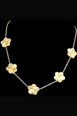 Collier fleur Or