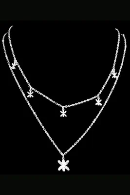 Collier yaz fatma Argent