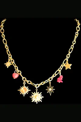 Collier breloque Or