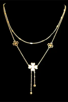 Collier tréfle Or