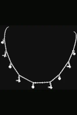 Collier papillon Argent