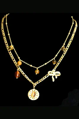 Collier breloque Or