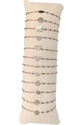Bracelet avec présentoire Argent