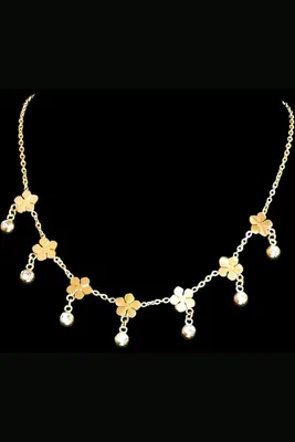 Collier fleur Or