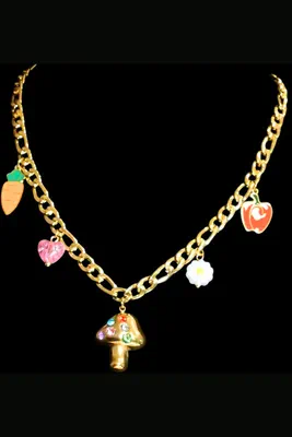 Collier breloque Or
