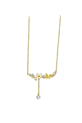 Pendentif fleur Or