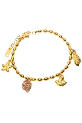 Bracelet breloque Or