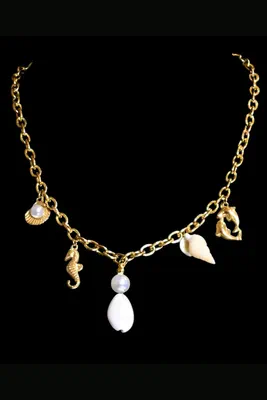 Collier breloque Or