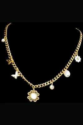 Collier breloque Or