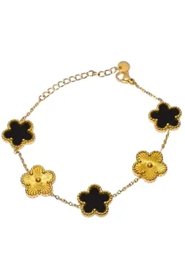 Bracelet fleur Or
