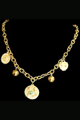Collier breloque Or