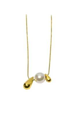 Pendentif perle Or