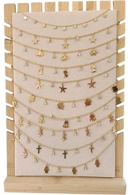 Collier avec présentoire Or