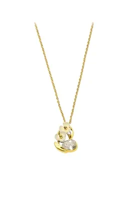Pendentif fleur Or