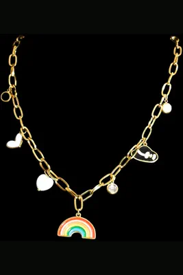 Collier breloque Or
