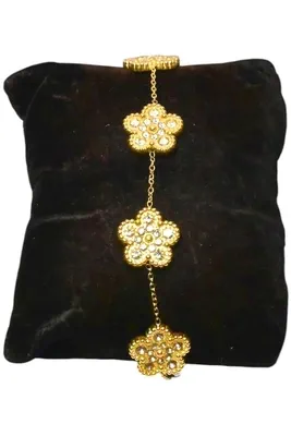 Bracelet fleur Or