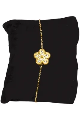 Bracelet fleur Or