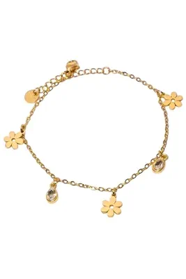 Bracelet fleur Or