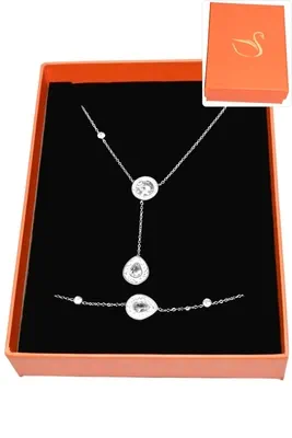 Coffret goutte parure bijoux collection hervé aliex Argent