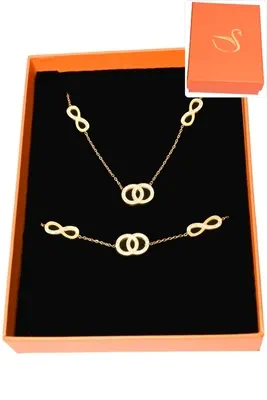 Coffret infini parure bijoux collection hervé aliex Or