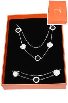 Coffret chiffre romain parure bijoux collection hervé aliex Argent