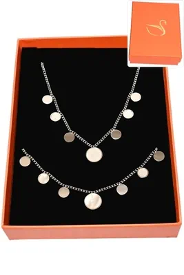 Coffret parure bijoux collection hervé aliex Argent