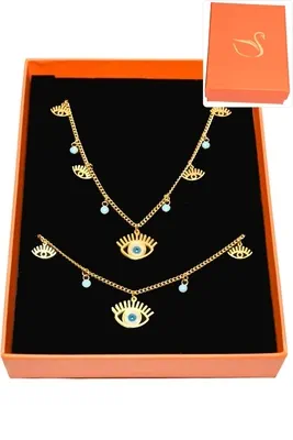 Coffret oeil de Fatma parure bijoux collection hervé aliex Or