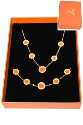 Coffret chiffre romain parure bijoux collection hervé aliex Or