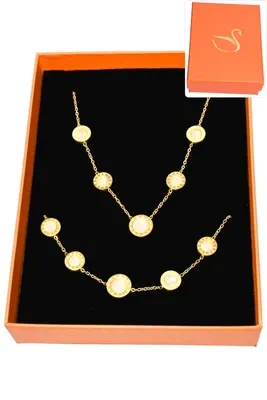 Coffret chiffre romain parure bijoux collection hervé aliex Or