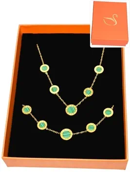 Coffret chiffre romain parure bijoux collection hervé aliex Or
