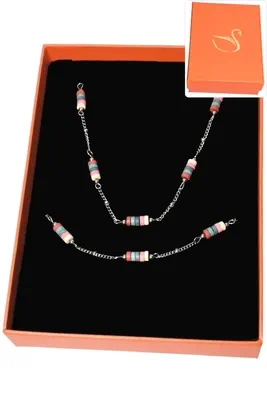 Coffret parure bijoux collection hervé aliex Argent