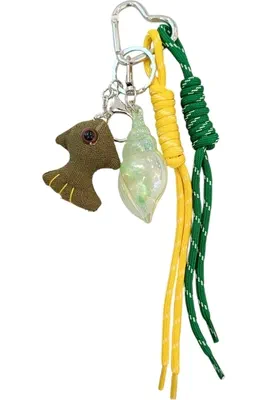porte-cle coquille porte-sac Argent