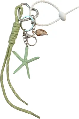 porte-cle étoile de mer porte-sac Argent