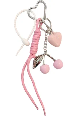 porte-cle cerise porte-sac Argent