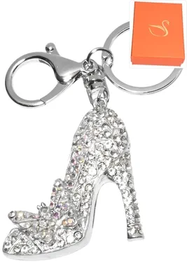 porte-cle coffret escarpin porte-sac Argent
