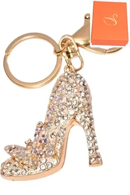 porte-cle coffret escarpin porte-sac Or
