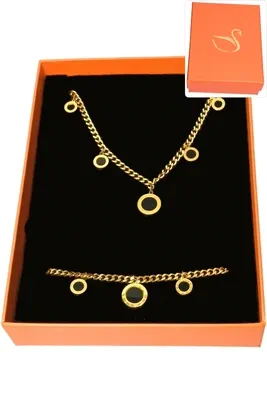 Coffret chiffre romain parure bijoux collection hervé aliex Or