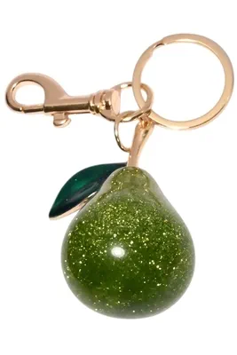 porte-cle poire porte-sac Or