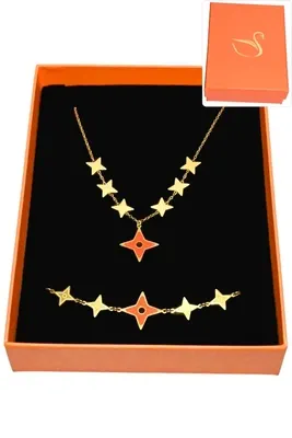 Coffret shuriken étoile parure bijoux collection hervé aliex Or
