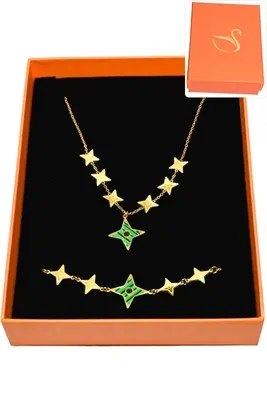 Coffret shuriken étoile parure bijoux collection hervé aliex Or